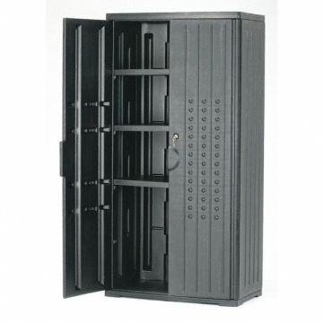 Storage Cabinet 18 D x 66 H x 33 W Black