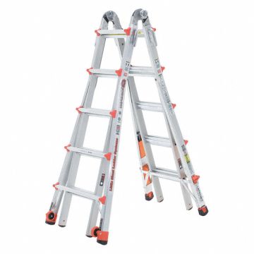 Multipurpose Ladder 300 lb Ld Cap. Alum.