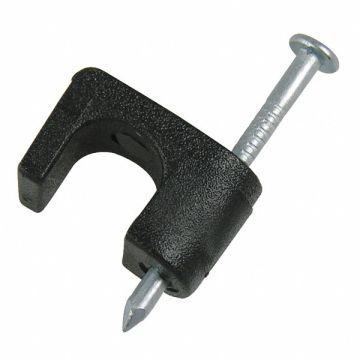 Cable Staple 1/4In Plastic Coaxial Pk50
