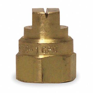 Fan Nozzle Brass/Plated Steel