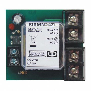 Track Mount Relay 30A DPST-N/O