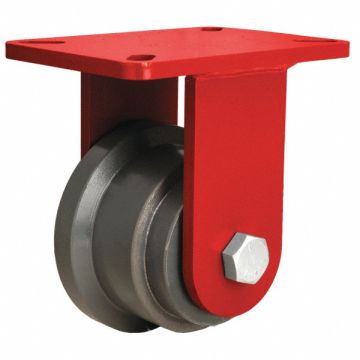 Single-Flange Track-Wheel Plate Caster