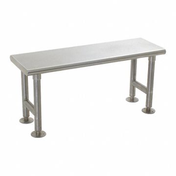 Gowning Bench Stainless Steel 9 Wx36 L