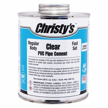 Pipe Cement Clear 32 oz.