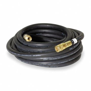 Airline Hose 50 ft Rubber 3/8 in Dia.