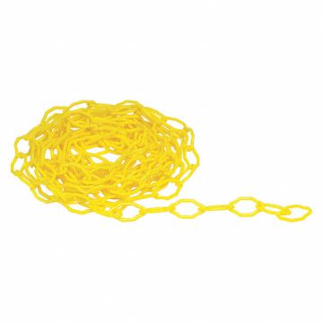 Plastic Chain 20 ft Yellow