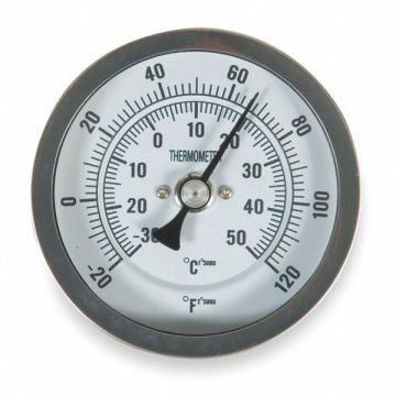 Bimetal Thermom 5 In Dial -20 to 120F