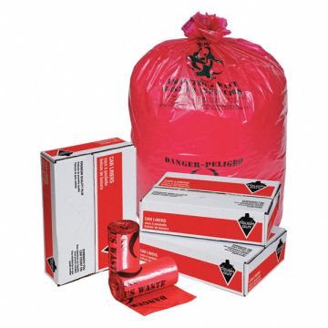 Biohazard Bags 44 gal. Red PK25