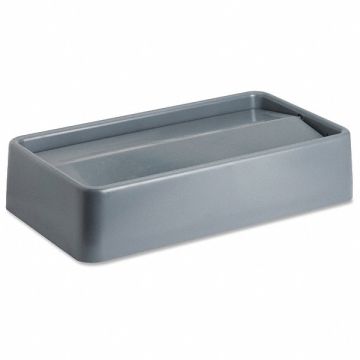 Space-Saving Container Swing Lid Gray