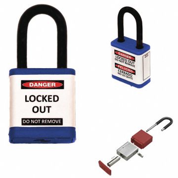 Lockout Padlock 1-1/2 Shackle Height
