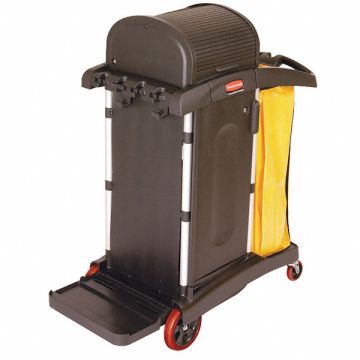 Microfiber Janitor Cart 54 H 34 gal Cap.