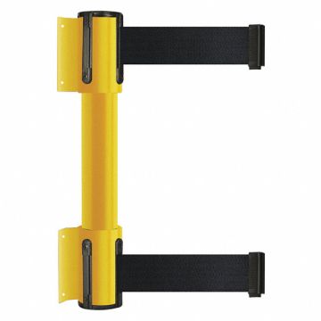 Belt Barrier 13 ft 2 Belts Yellow