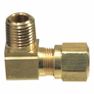 Male Elbow Compression Brass 3/8In Tube