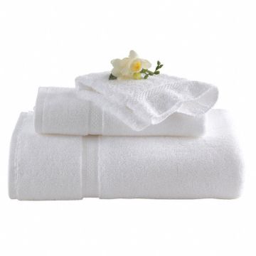 Wash Towel 13 x 13 In White PK48