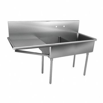 Just Scullery Sink Rect 15inx24inx12in