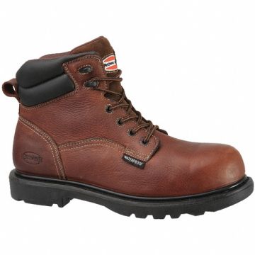 6 Work Boot 10-1/2 W Brown Composite PR