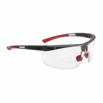 Safety Glasses Clear Lens Black Frame