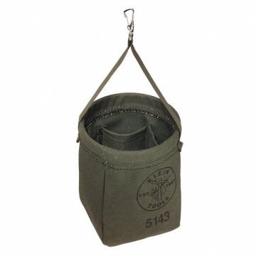 Bucket Bag Canvas Tapered Wall Green