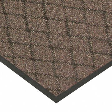 Carpeted Entrance Mat Brown 4ft. x 6ft.
