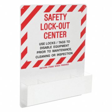 Lockout Station Red/White 30 H
