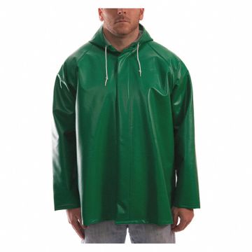 E8676 Flame Resistant Rain Jacket Green 4XL