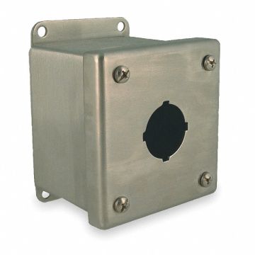 Pushbutton Enclosure 30mm 3.50 in H SS