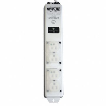 Surge Protector Outlet Strip 6 ft Cord L
