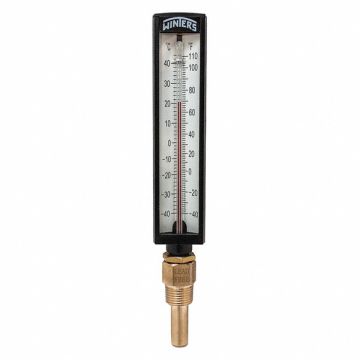 Thermometer Analog -40-110 deg 1/2in