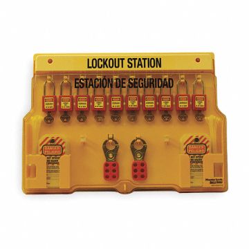 Lockout Station 10 Locks Keyed Diff