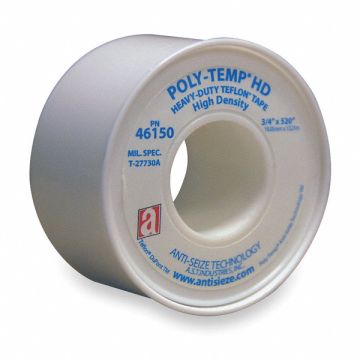 Thread Sealant Tape 1/2 W White