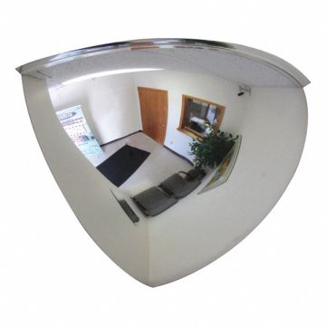 Qtr Dome Mirror 36In. Scratch Res Acryl