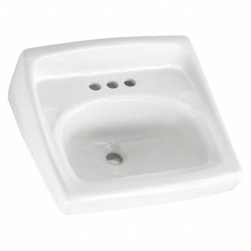 Wallhung Lavatory Sink 4in Center Bolt