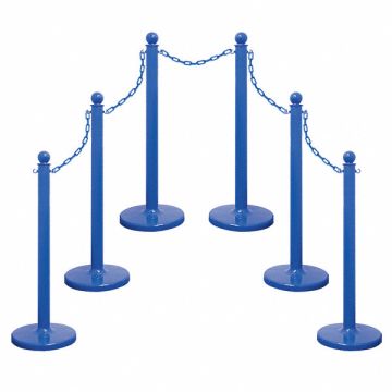 Medium Duty Stanchion and Chain Kit