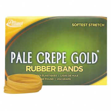 Rubber Bands Size#117B Pale Crepe Gold