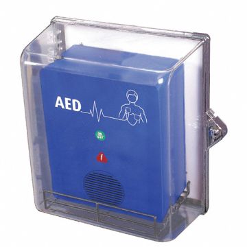 Defibrillator Storage Cabinet Poly Clear