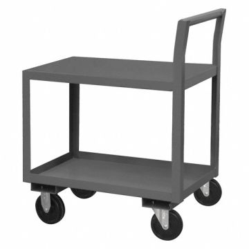 Low Deck Stock Cart 2 Shelf 1400 lb.