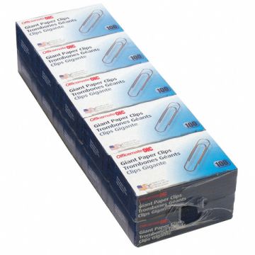 Paper Clips Large Silver Steel PK1000