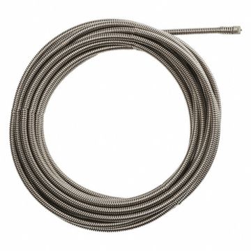 Drain Cleaning Cable 3/8 in Dia 25 ft L