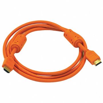 HDMI Cable High Speed Orange 6ft. 28AWG