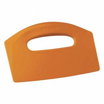 F8460 Bench Scraper Poly 8-1/2 x 5 In Orange