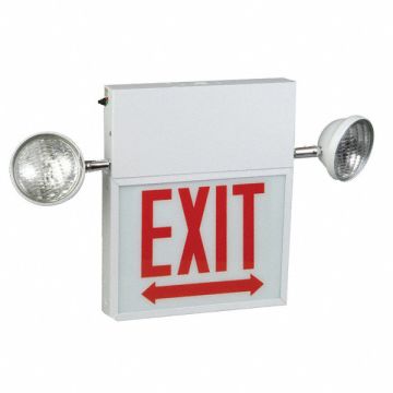 Exit Sign LED Red Letter Color 2 Faces
