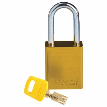 Lockout Padlock Al Yellow Key Different