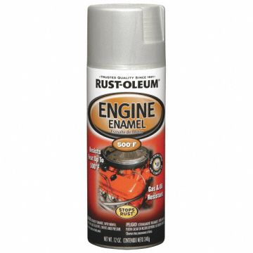 Engine Enamel Cast Coat Alum 12 oz Spray