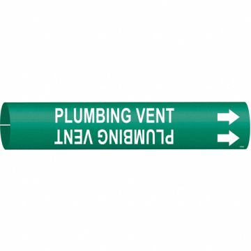 Pipe Marker Plumbing Vent 7/8 in W