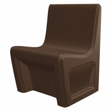 Sentinel Armless Chair Brown
