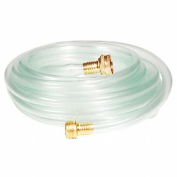 Drainage Hose White/Clear 25 ft.