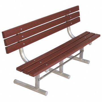 Outdoor Bench 96 in L Brwn RCYLD PLSTC