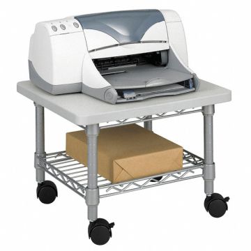 Underdesk Printer/Fax Stand Gray
