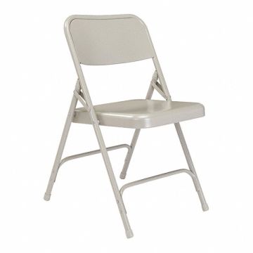 Folding Chair Gray 18-1/4 In. PK4
