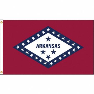 D3771 Arkansas Flag 4x6 Ft Nylon